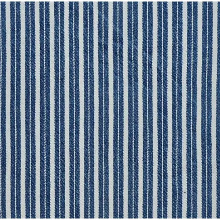 Denim Stoff 145cm 007 Blaue Streifen - 50cm
