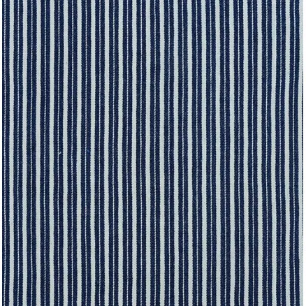 Denim Stoff 145cm 008 Dunkelblau Streifen - 50cm